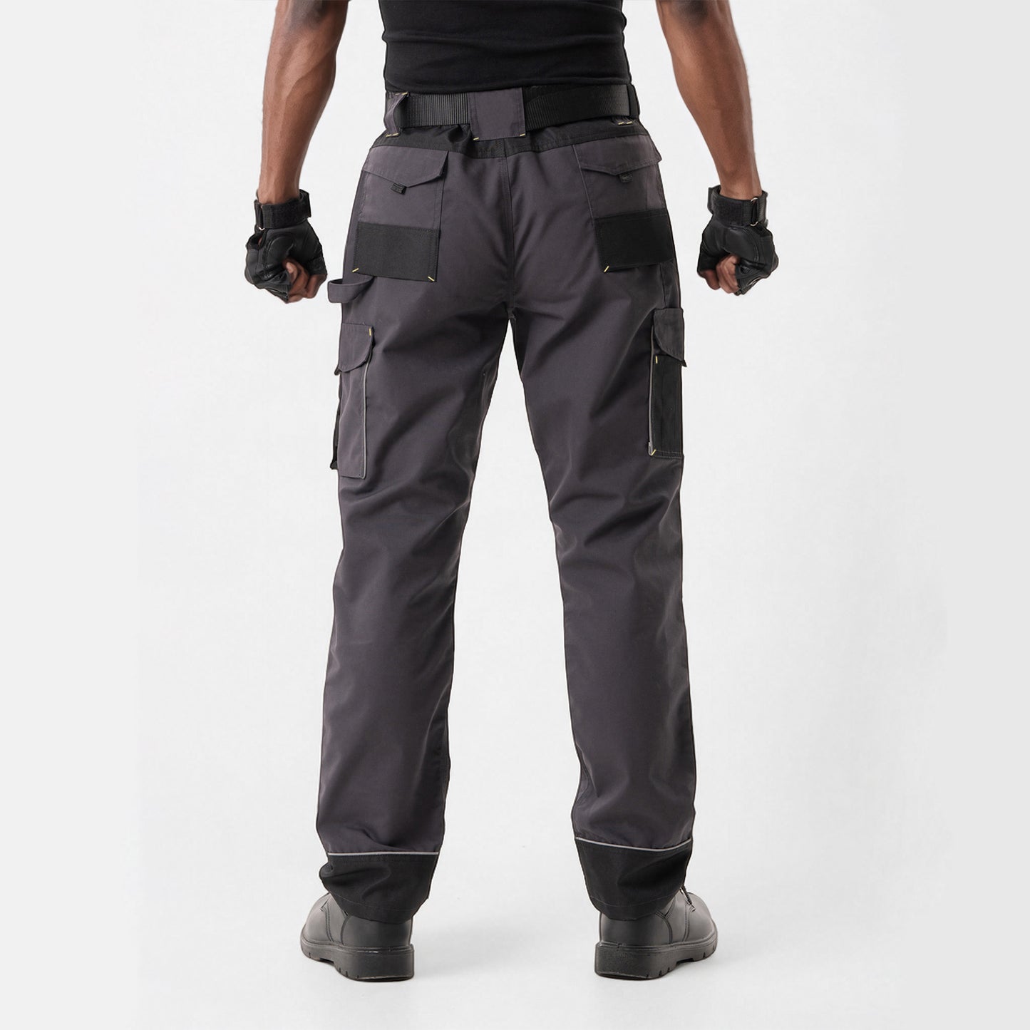Work Pants for Men Multi Pocket Design Comfort Fit Durable Woven Fabric Ideal for Job Sites & Urban Style