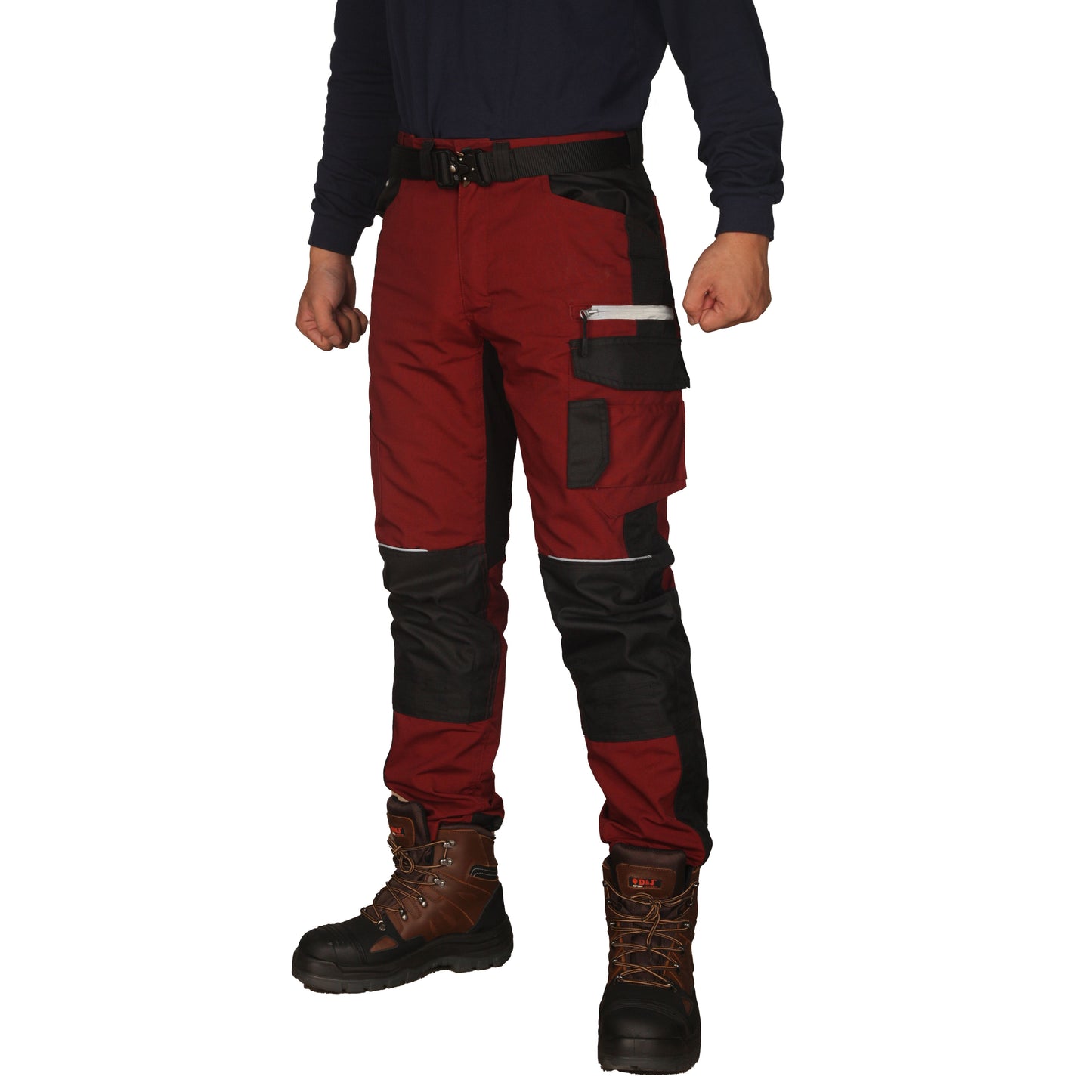 Men's Work Pants with Multi-Pocket Design Durable Woven Fabric for Job Sites amp Urban Style