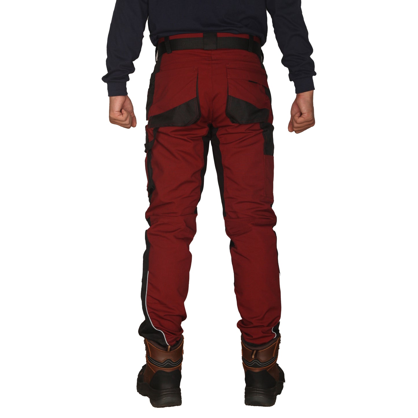 Men's Work Pants with Multi-Pocket Design Durable Woven Fabric for Job Sites amp Urban Style